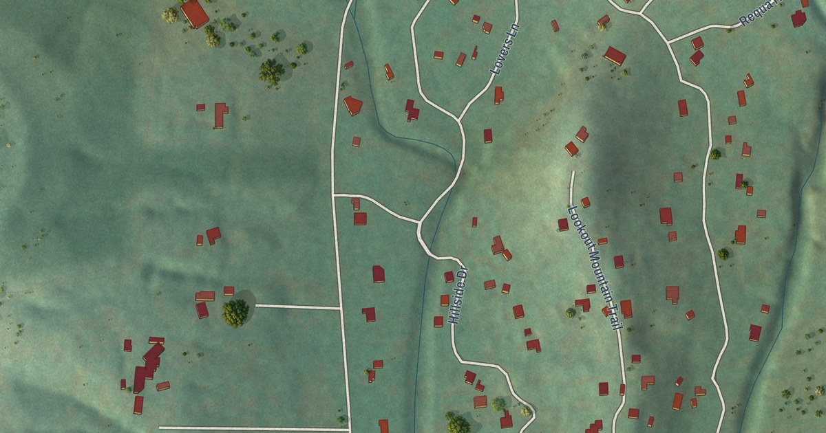 Map of Grey Forest, Texas in 2026