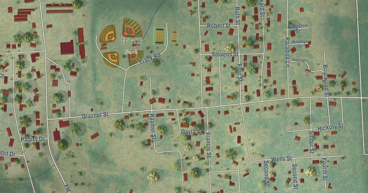 Map of Hawkins, Texas in 2026