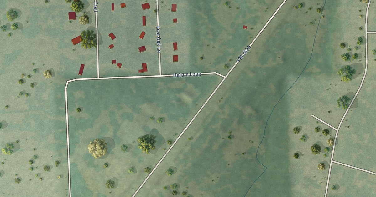 Map of Hays, Texas in 2026