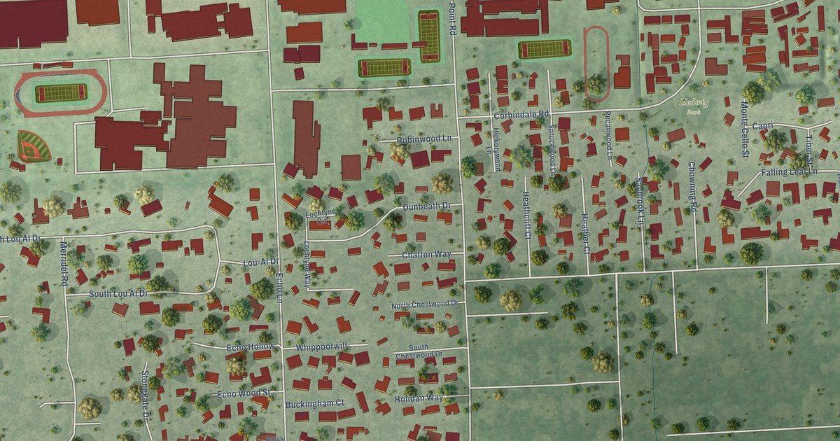 Map of Hedwig Village, Texas in 2026