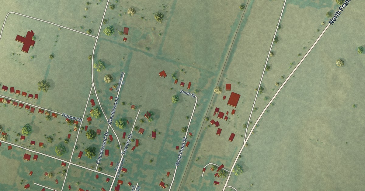 Map of Holland, Texas in 2026
