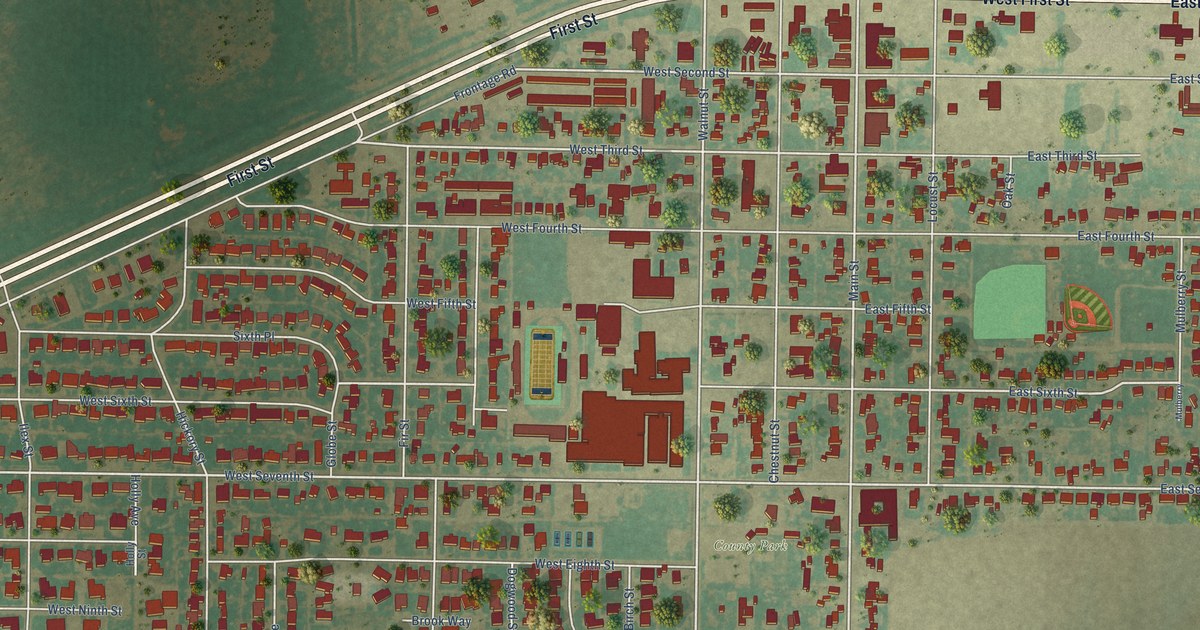 Map of Idalou, Texas in 2026
