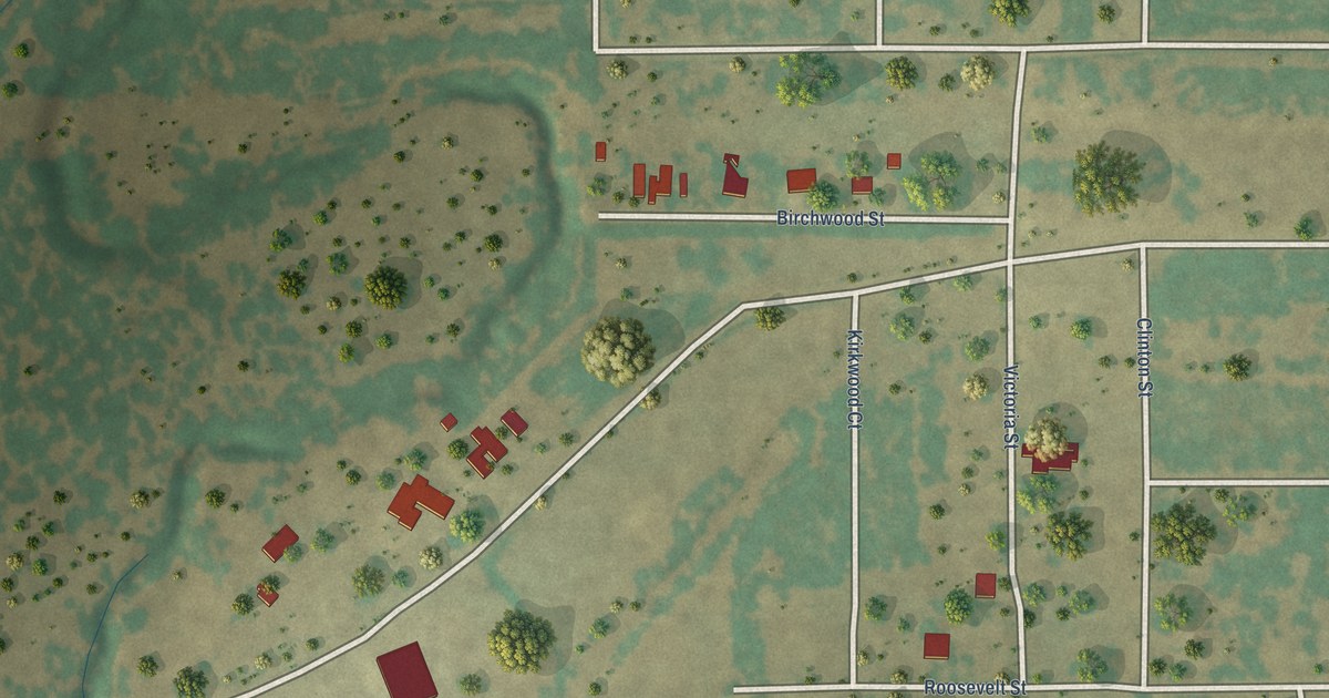Map of Impact, Texas in 2026