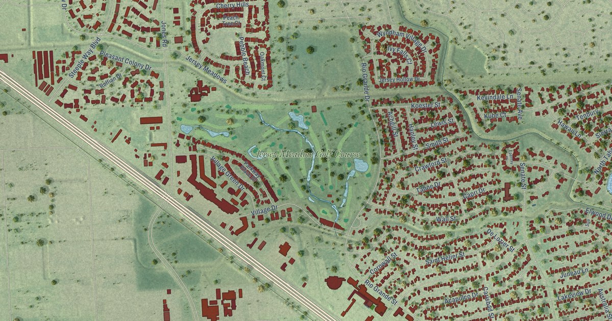 Map of Jersey Village, Texas in 2026