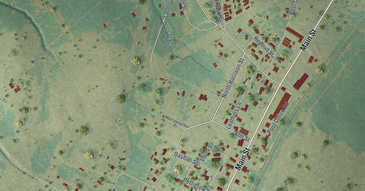 Map of Jewett, Texas in 2026