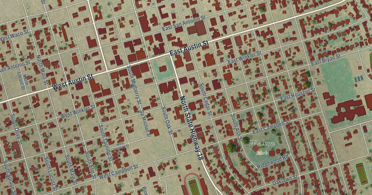 Map of Kermit, Texas in 2026