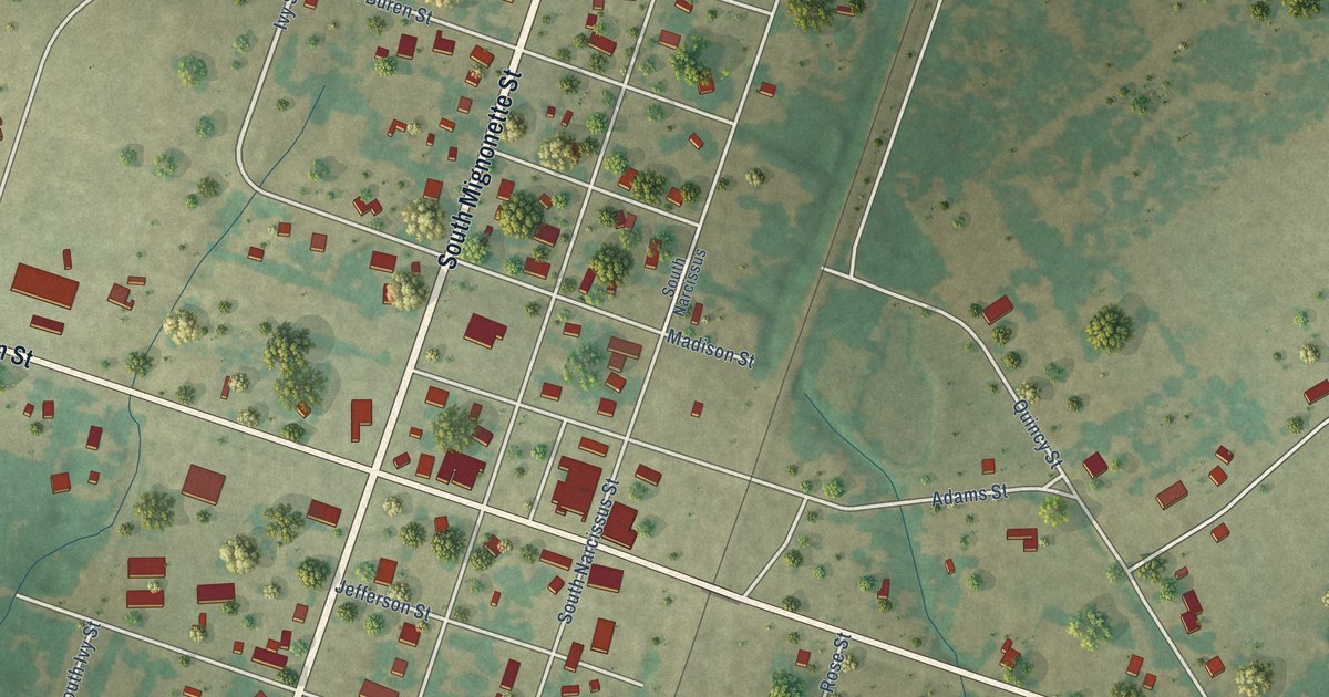 Map of Kosse, Texas in 2026