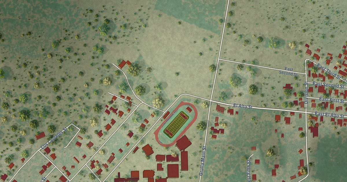 Map of La Grulla, Texas in 2026