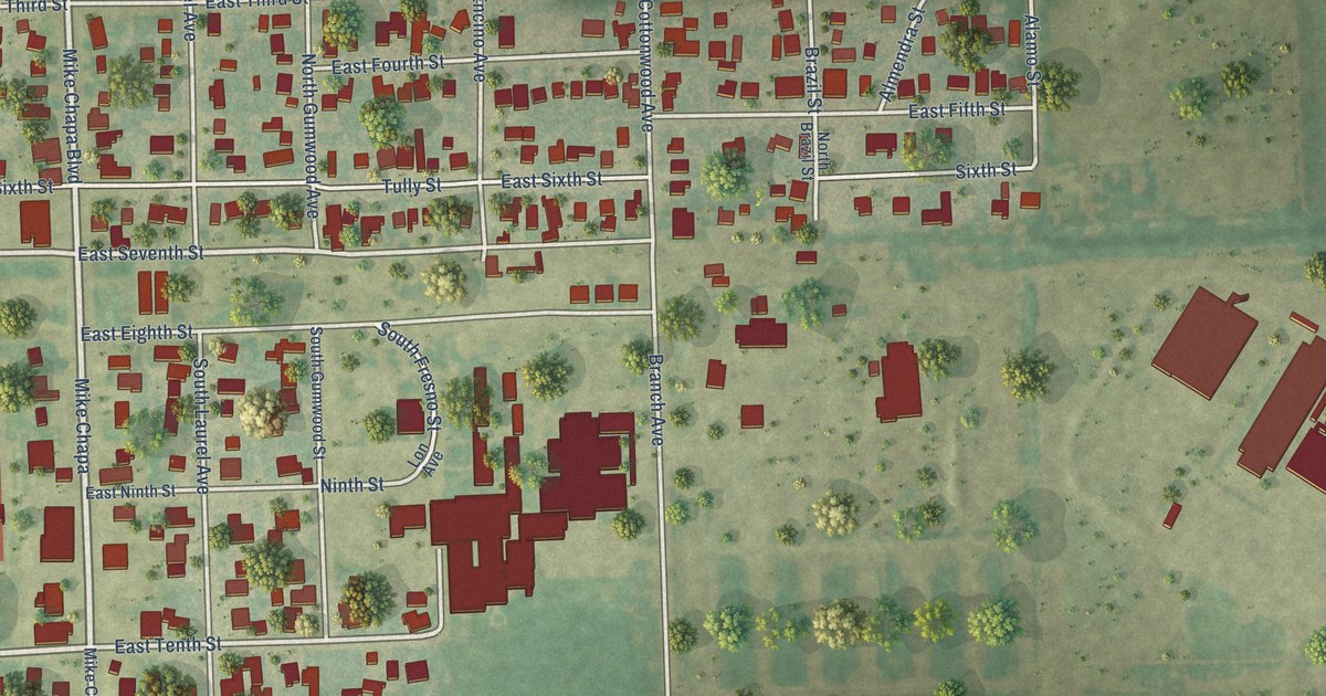 Map of La Villa, Texas in 2026