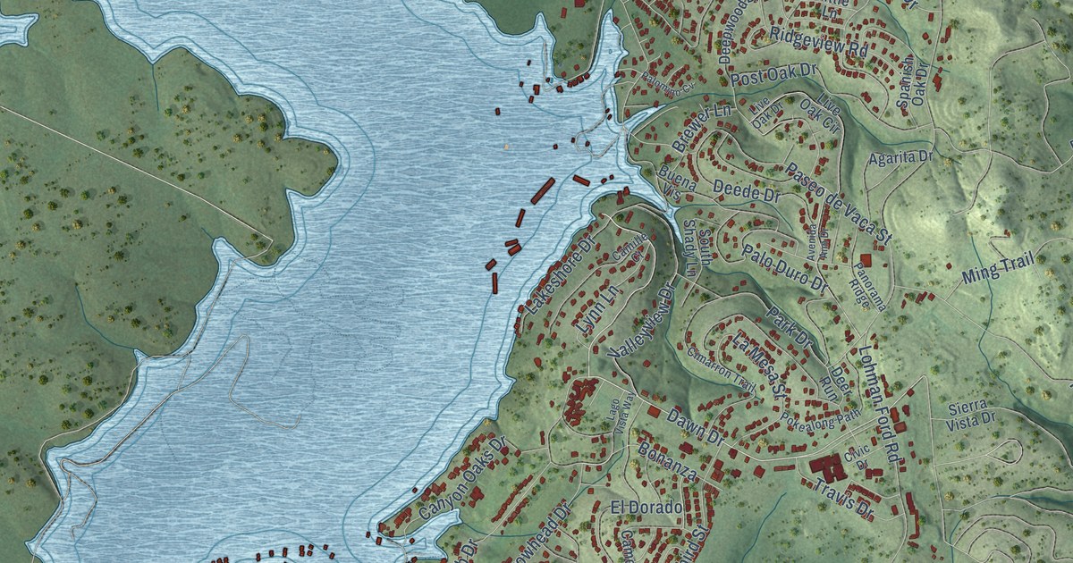 Map of Lago Vista, Texas in 2026