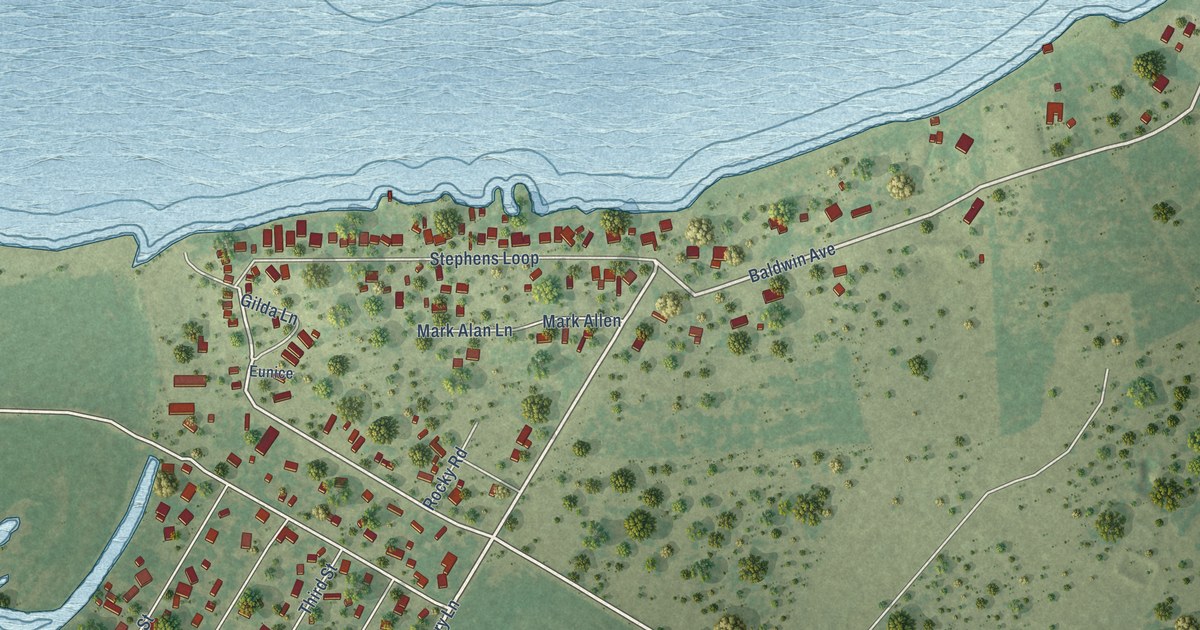 Map of Lake City, Texas in 2026