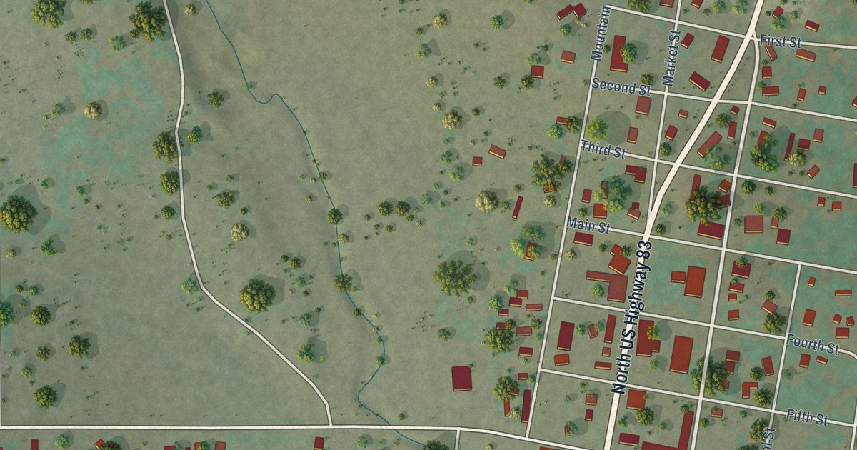 Map of Leakey, Texas in 2026