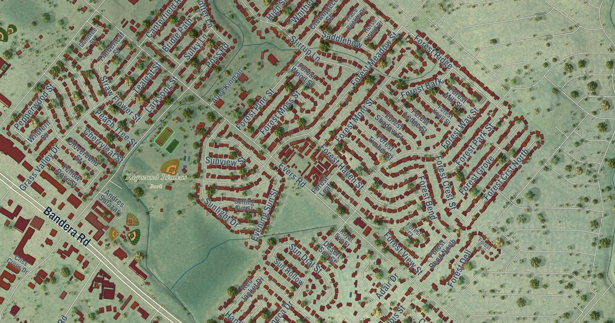 Map of Leon Valley, Texas in 2026