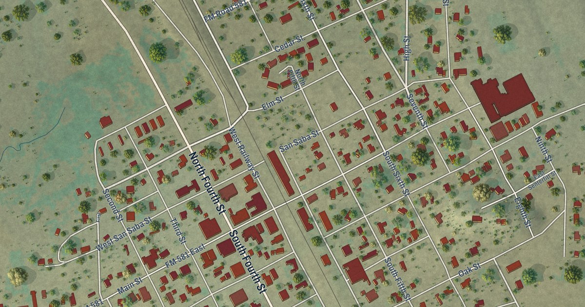 Map of Lometa, Texas in 2026