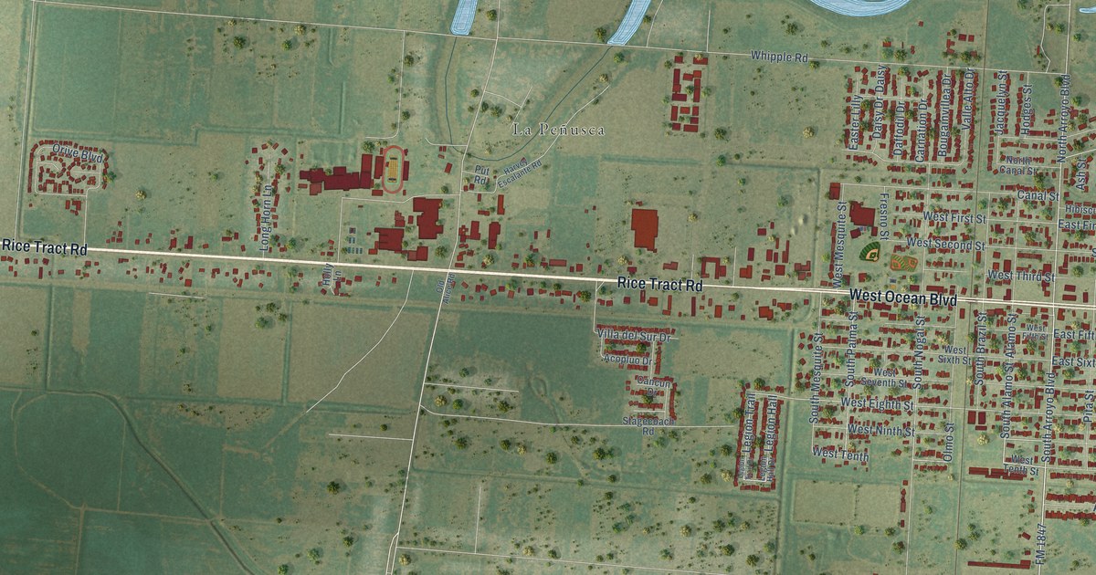 Map of Los Fresnos, Texas in 2026