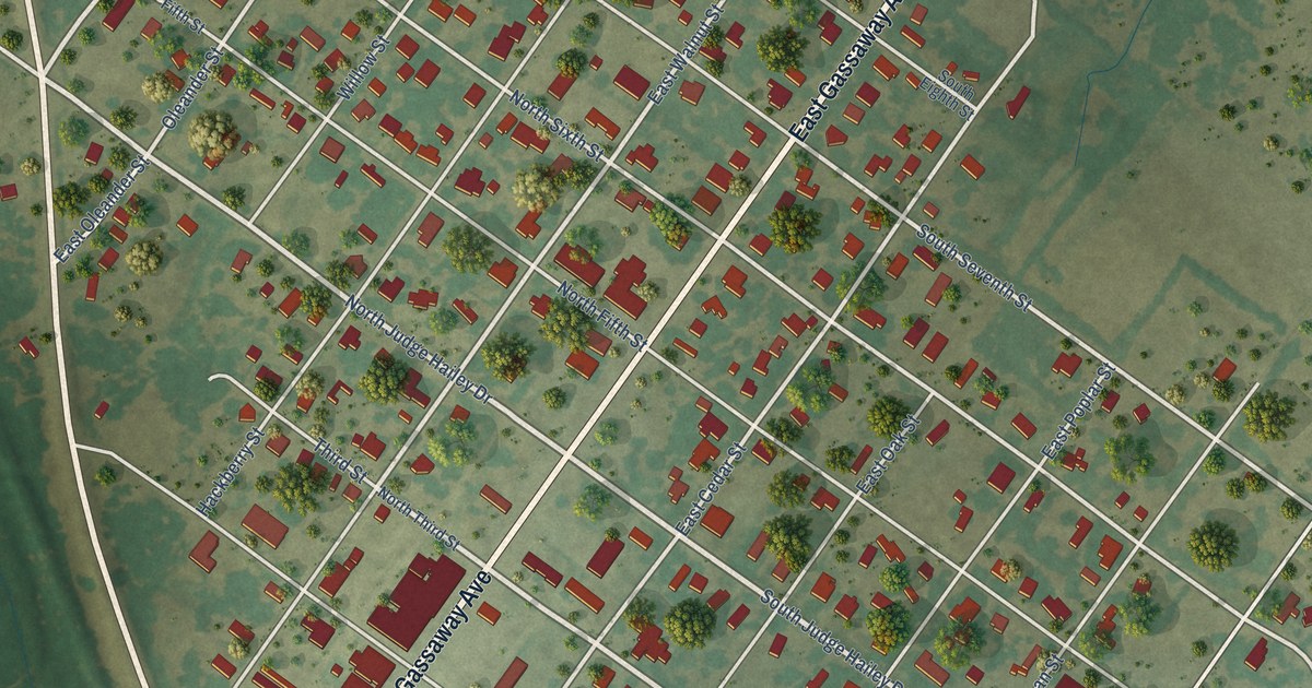 Map of Lott, Texas in 2026