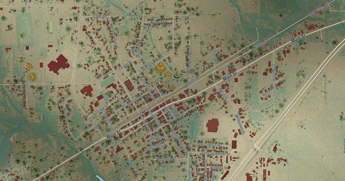 Map of Lytle, Texas in 2026