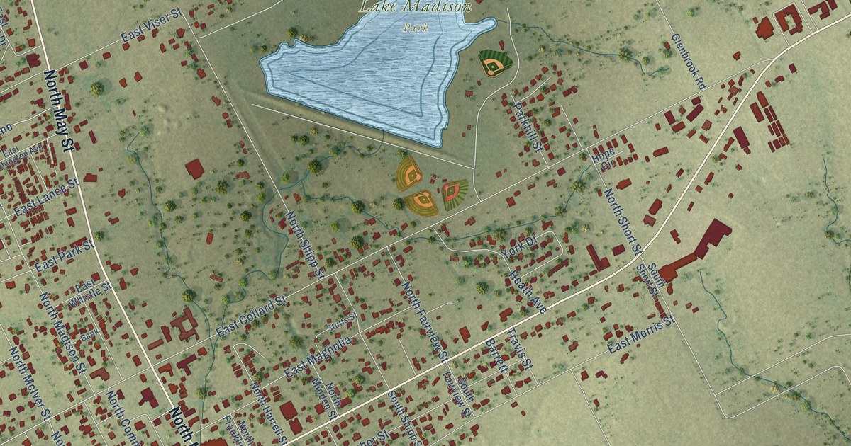 Map of Madisonville, Texas in 2026