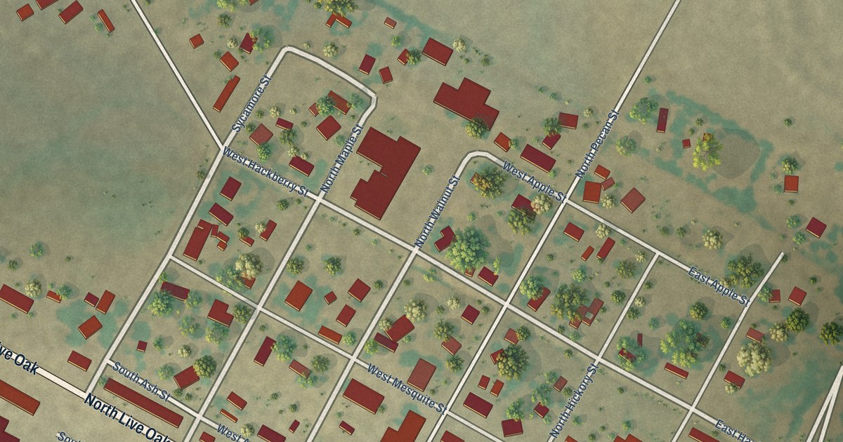 Map of Malone, Texas in 2026