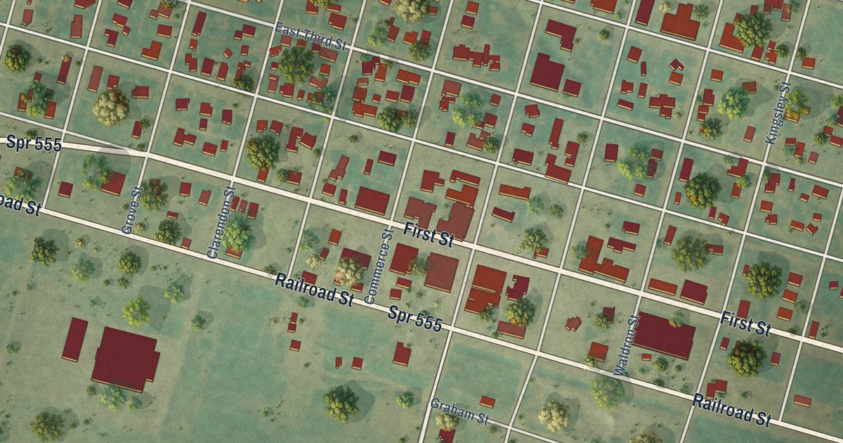 Map of McLean, Texas in 2026