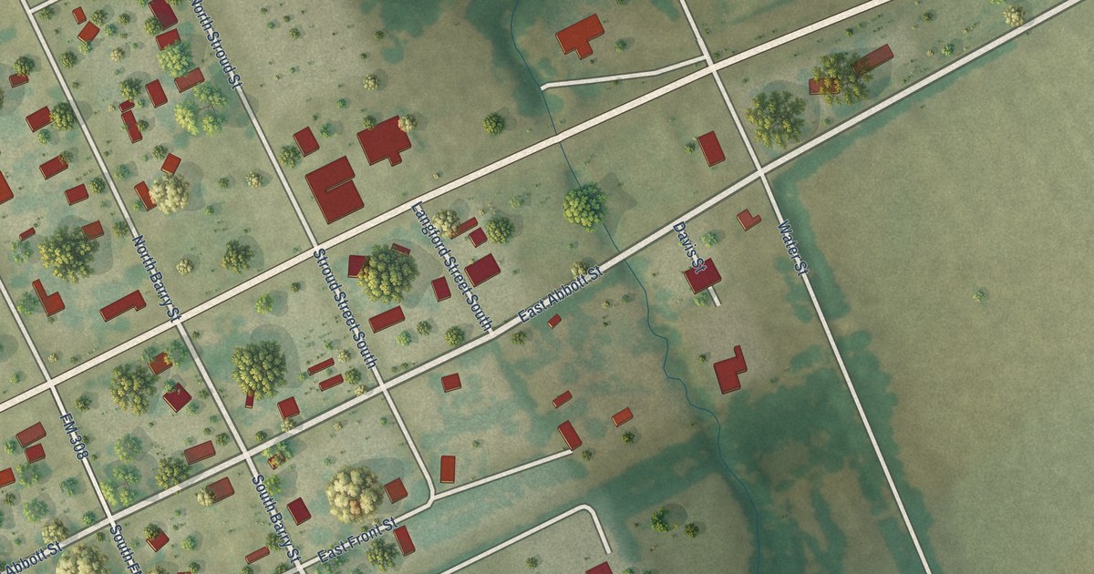 Map of Mertens, Texas in 2026