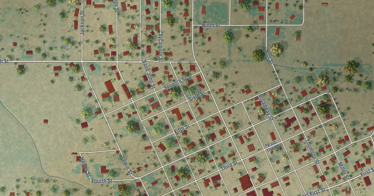 Map of Miles, Texas in 2026