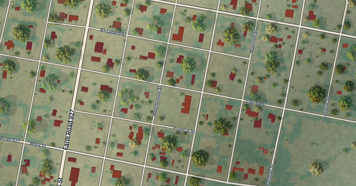 Map of Morgan, Texas in 2026