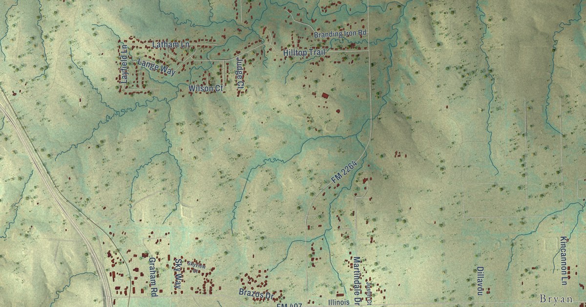 Map of New Fairview, Texas in 2026