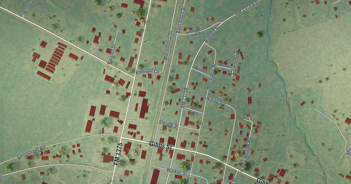 Map of New Waverly, Texas in 2026
