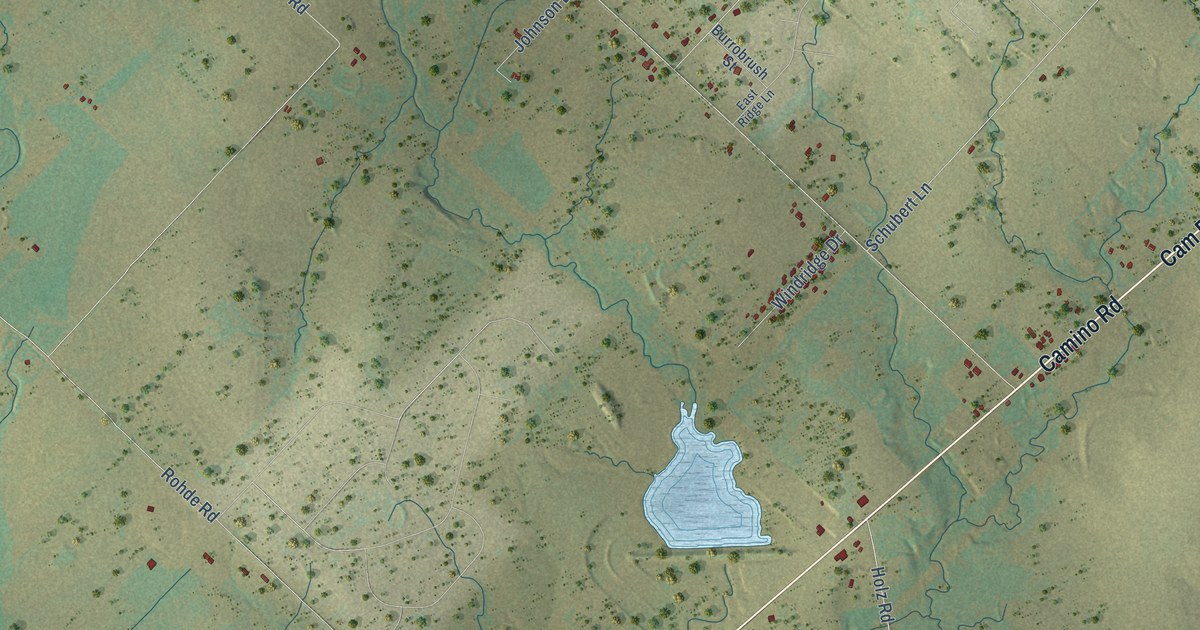 Map of Niederwald, Texas in 2026