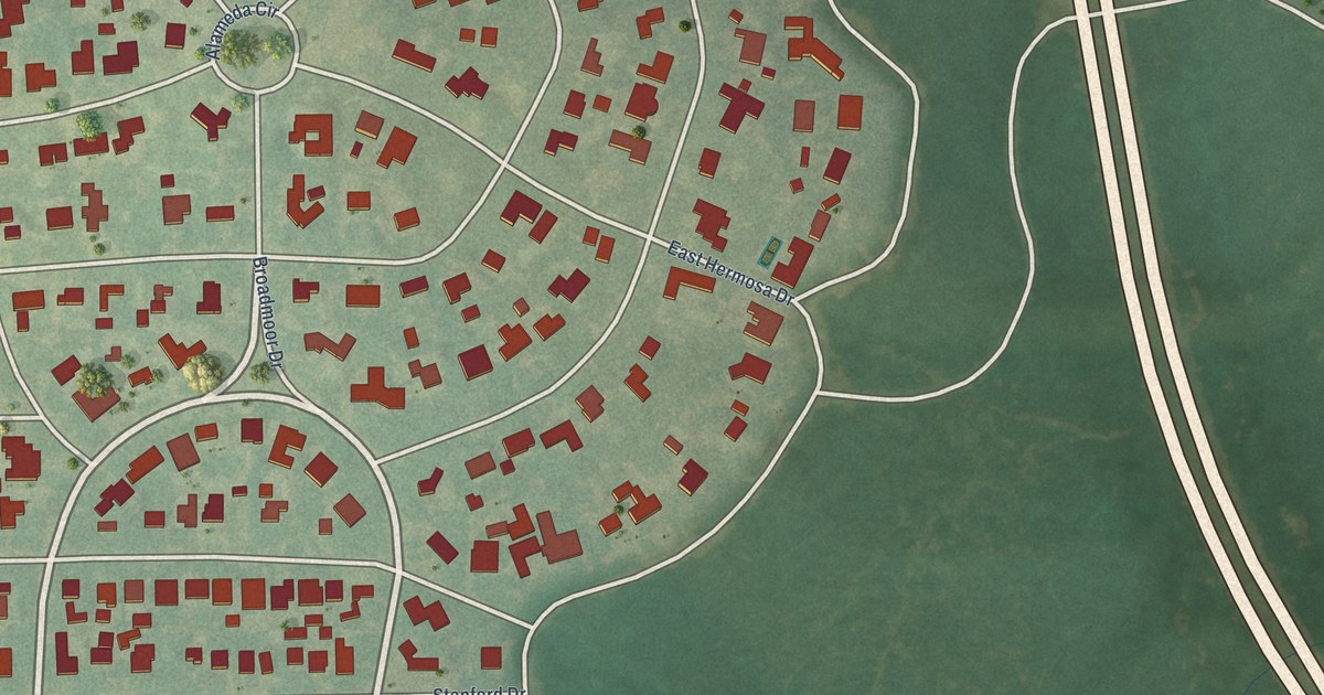 Map of Olmos Park, Texas in 2026