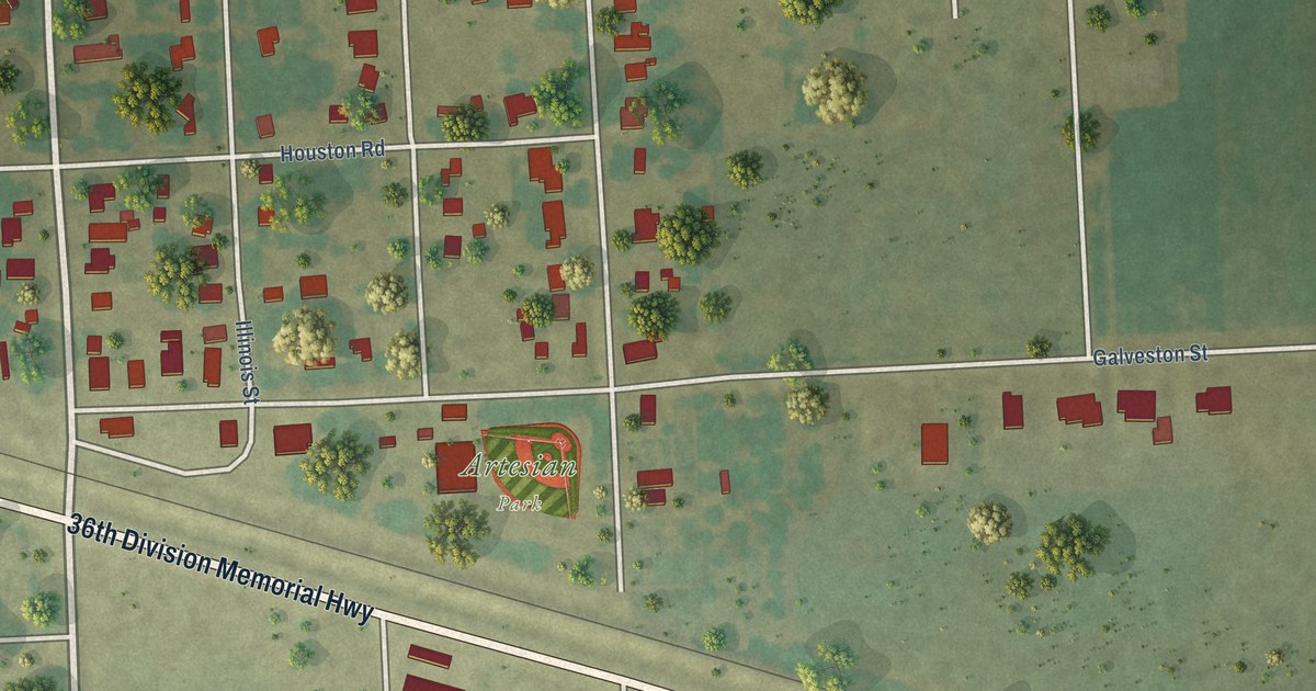 Map of Orchard, Texas in 2026