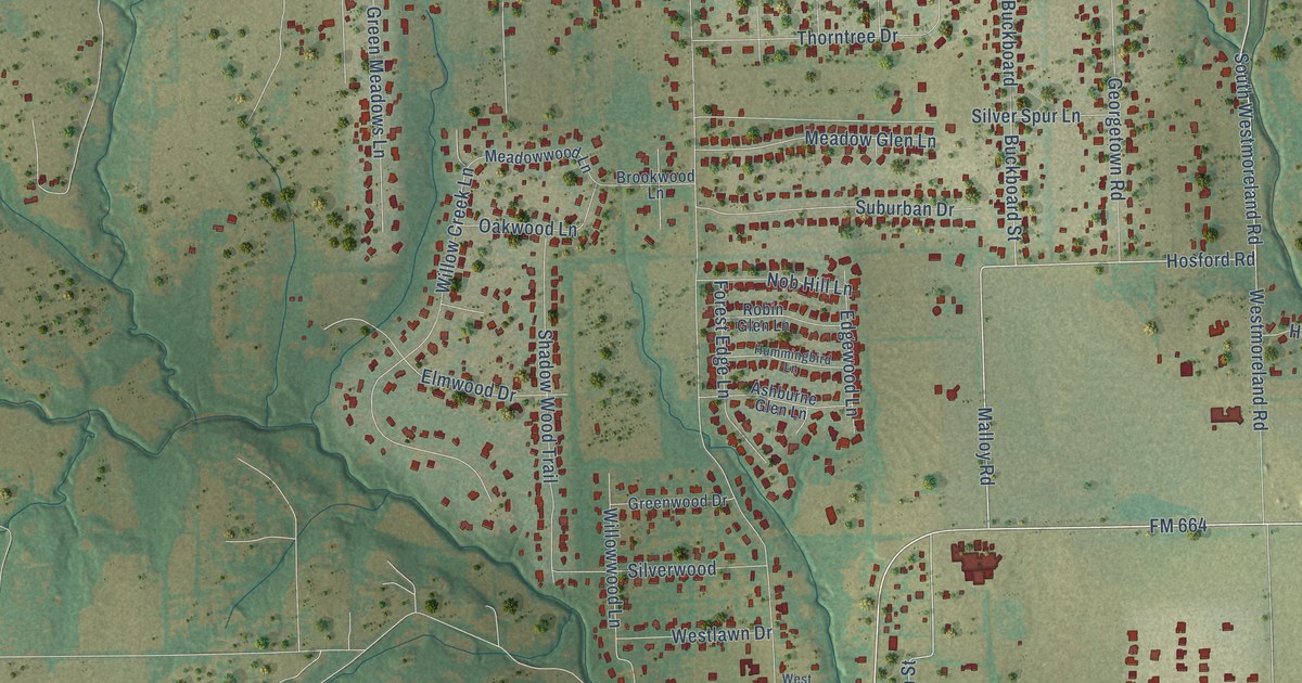 Map of Ovilla, Texas in 2026