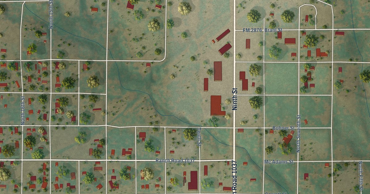 Map of Paducah, Texas in 2026