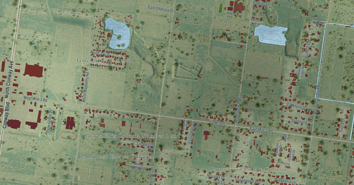 Map of Palmhurst, Texas in 2026
