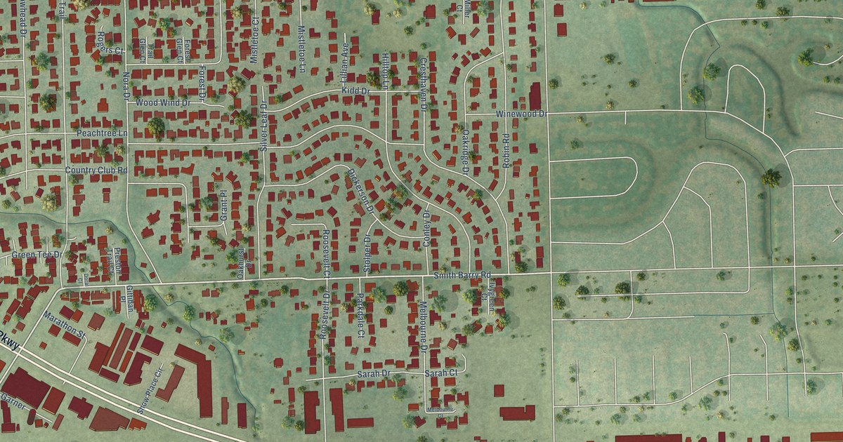 Map of Pantego, Texas in 2026