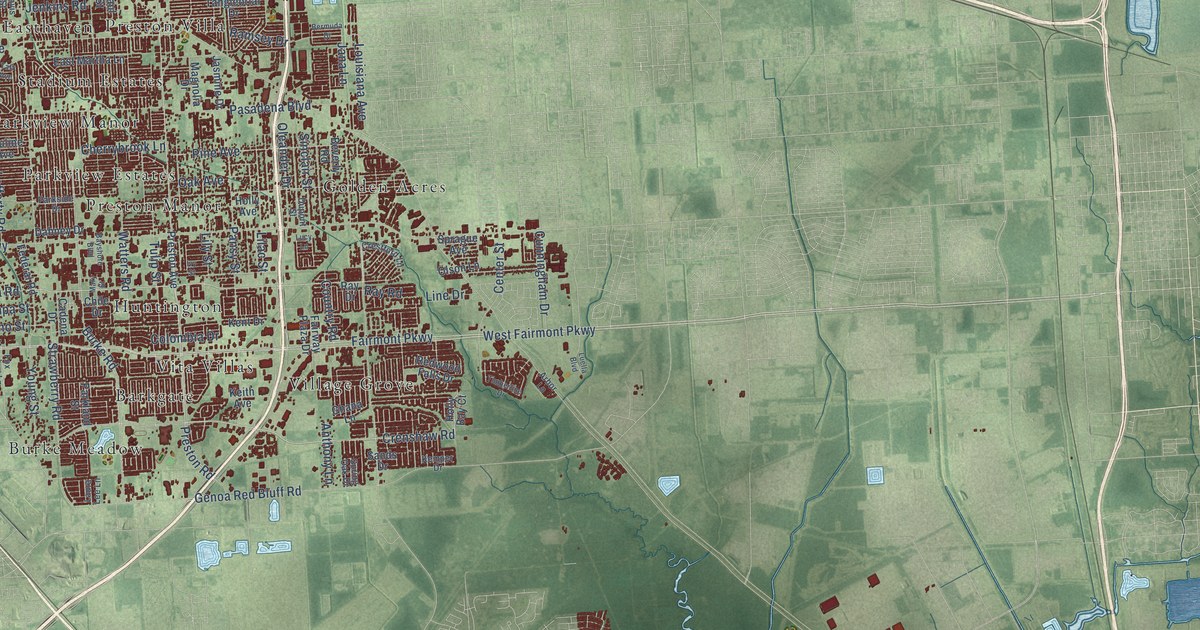 Map of Pasadena, Texas in 2026