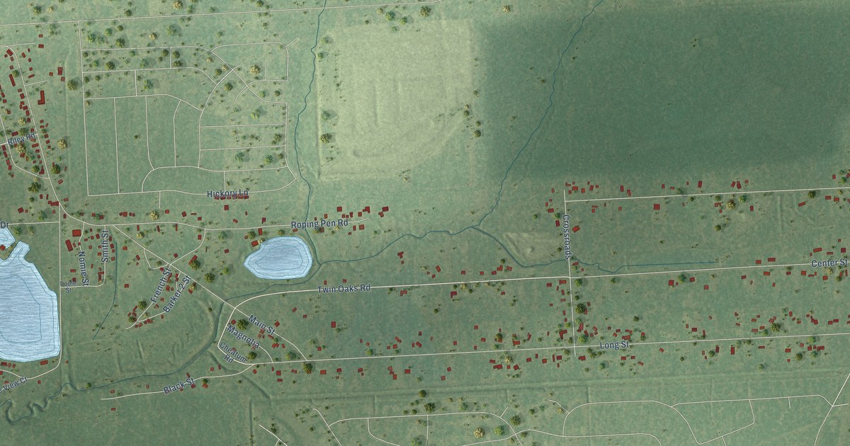 Map of Patton Village, Texas in 2026