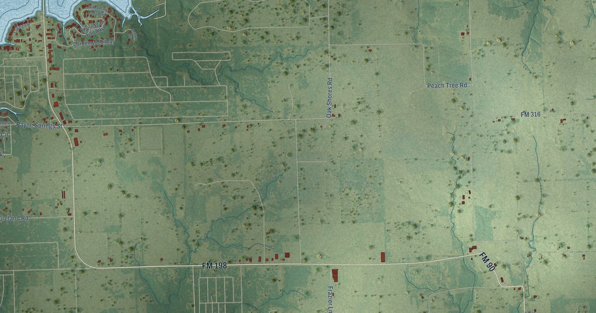 Map of Payne Springs, Texas in 2026