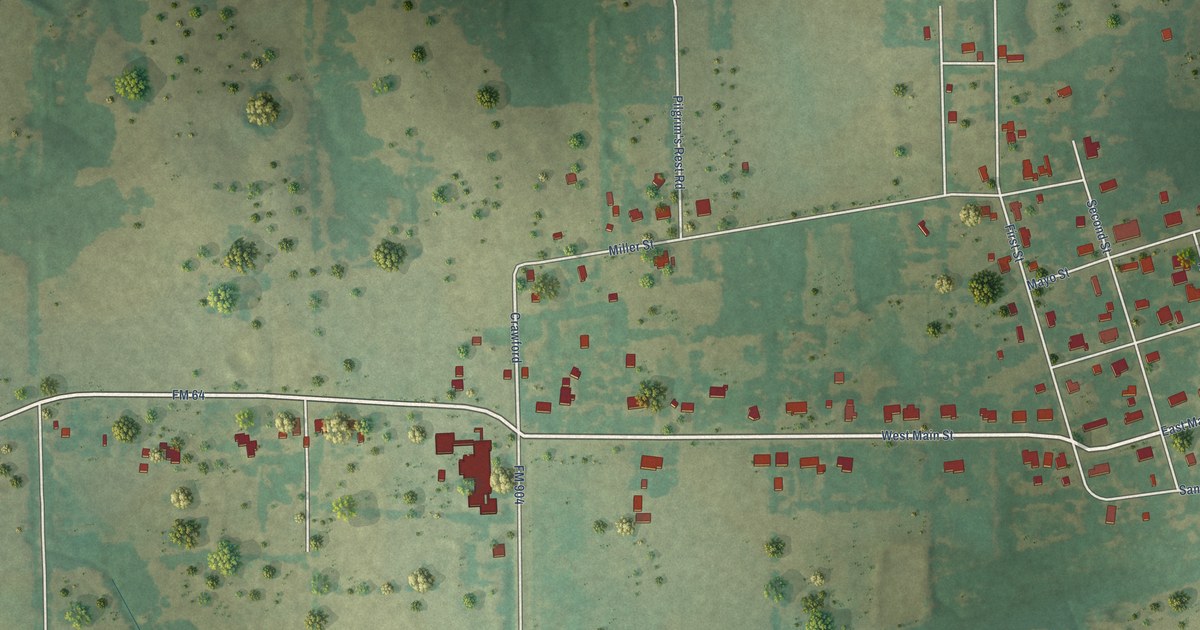 Map of Pecan Gap, Texas in 2026
