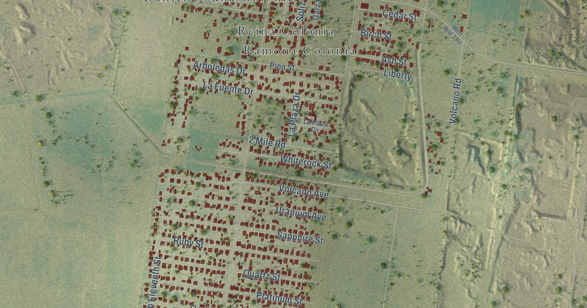 Map of Penitas, Texas in 2026