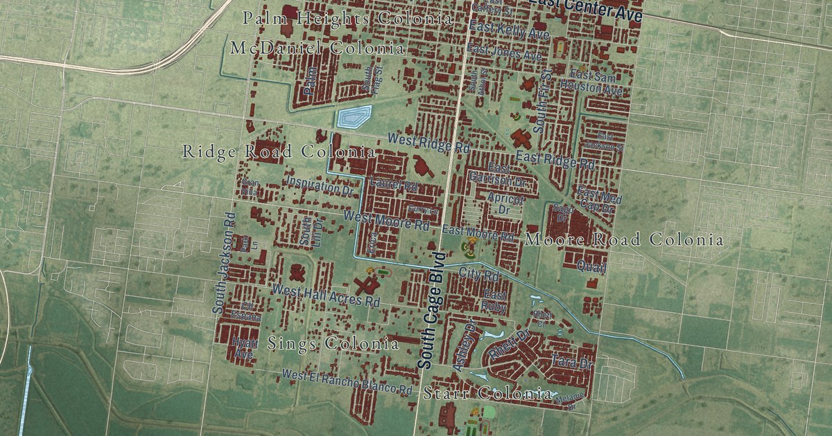 Map of Pharr, Texas in 2026