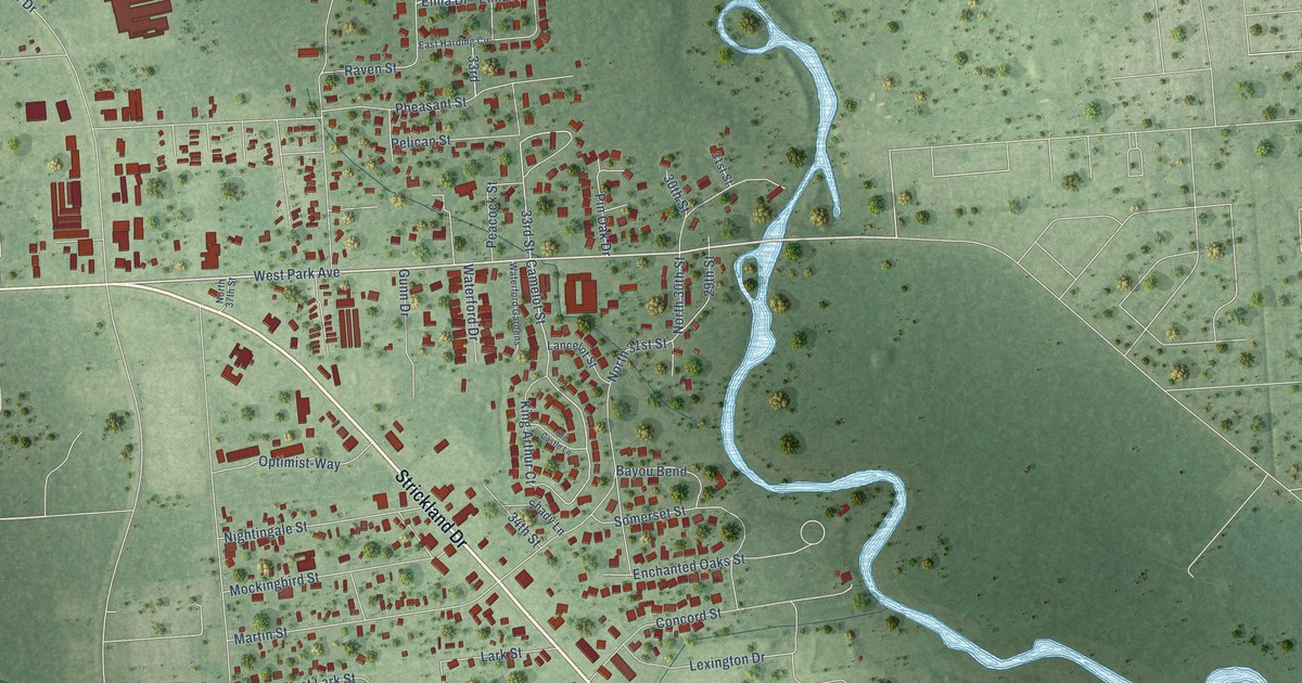 Map of Pinehurst, Texas in 2026