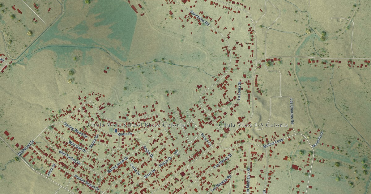 Map of Chula Vista, Texas in 2026