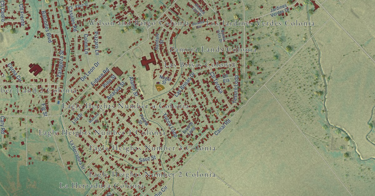 Map of Eidson Road, Texas in 2026