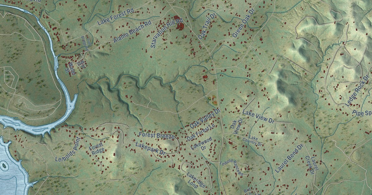 Map of Lakehills, Texas in 2026