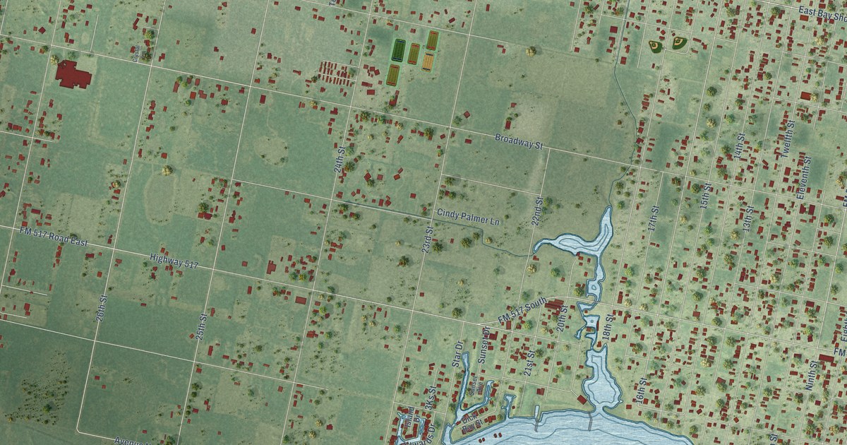 Map of San Leon, Texas in 2026