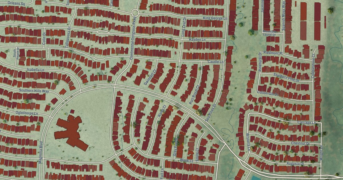 Map of Savannah, Texas in 2026