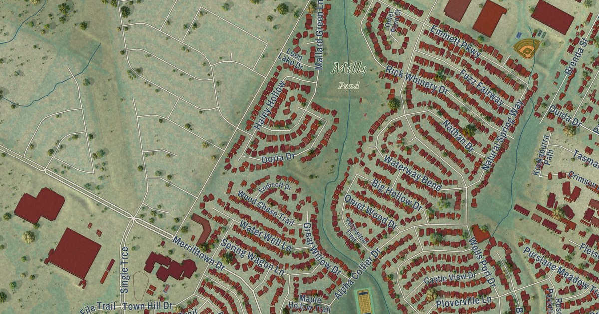 Map of Wells Branch, Texas in 2026