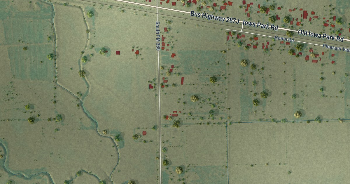 Map of Pleasant Valley, Texas in 2026
